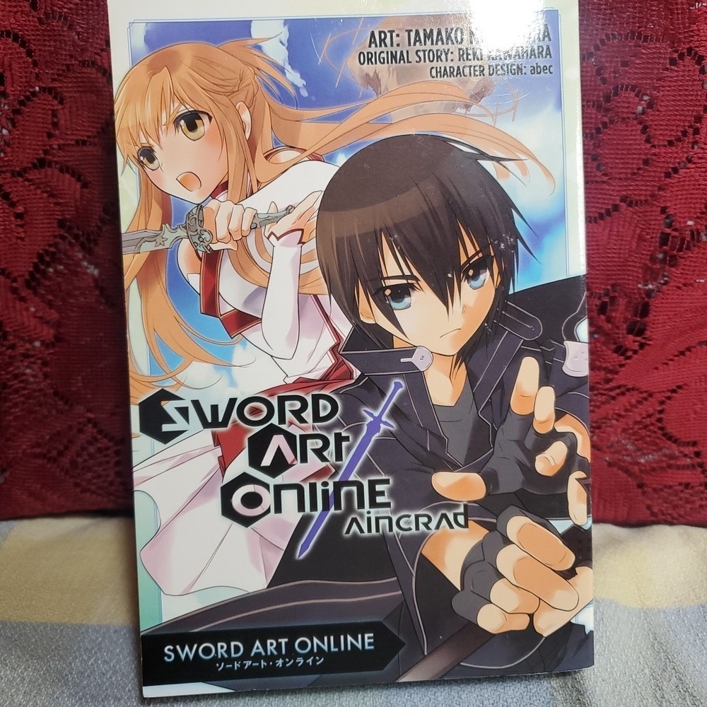 Yen Press Sword Art Online Aincrad Manga Teen Multi Color Graphic Novel Anime